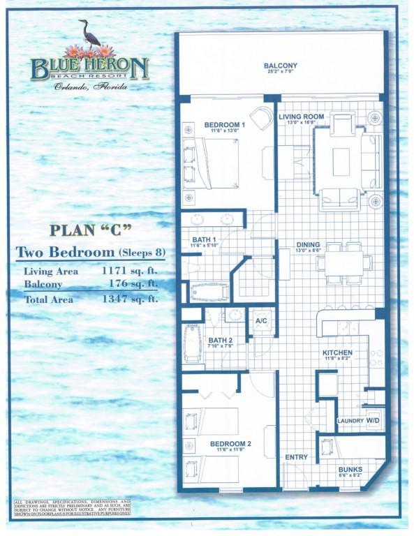 Blue Heron Beach Resort - Two Bedroom 21404 Orlando Ngoại thất bức ảnh